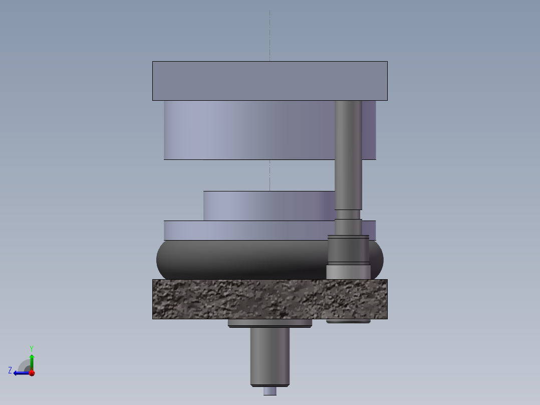 1G130--油位传感器壳体冲压模具设计与动画演示[三维SolidWorks]右视图