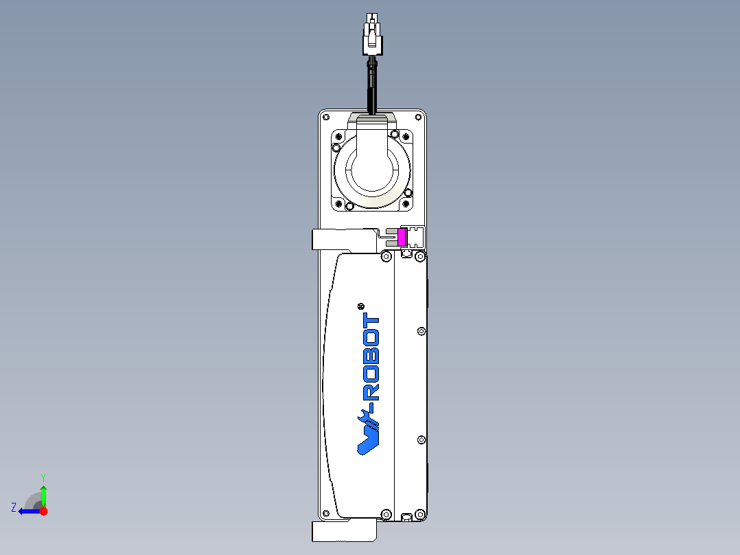 威洛博QF系列模组QF20-Lxx-C-S240-BR-ZP40-C3右视图
