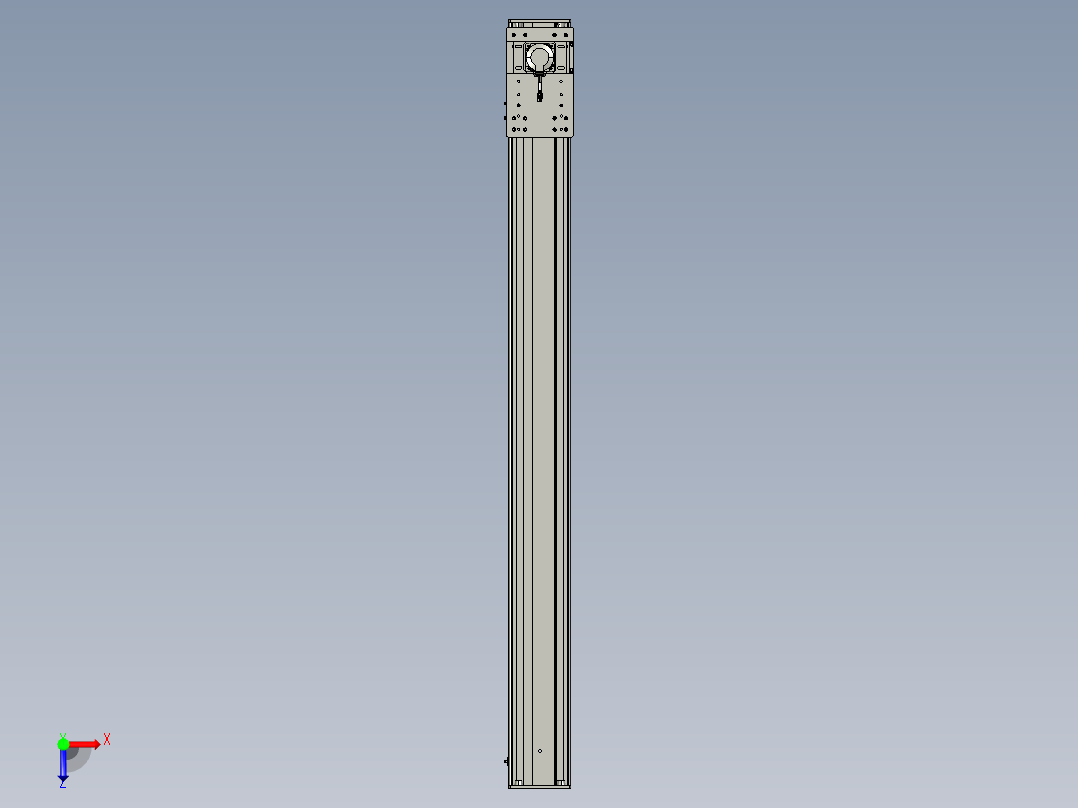 东锦齿条传动DH175G-L167-S1800-BU-减速机+750W俯视图