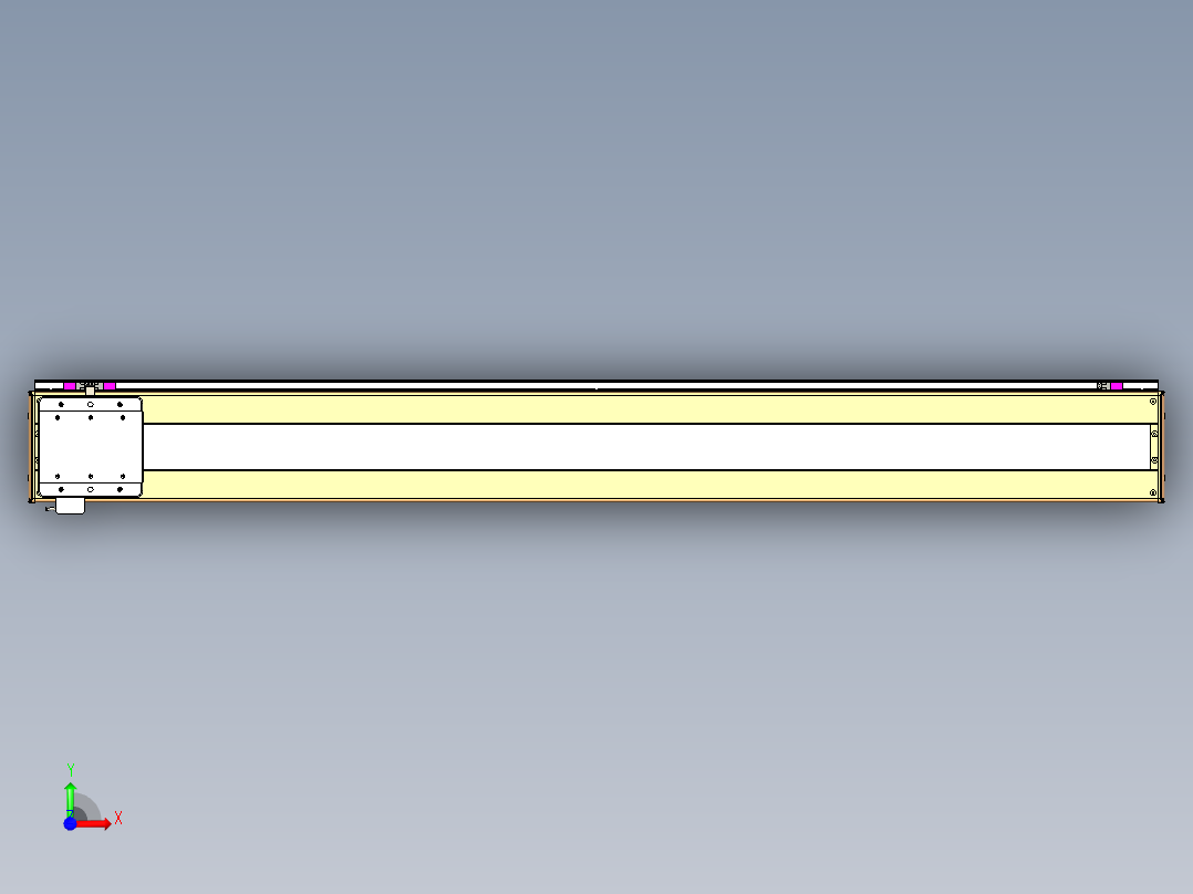 威洛博LC系列3d模型模组LC17E1Y-S1550前视图
