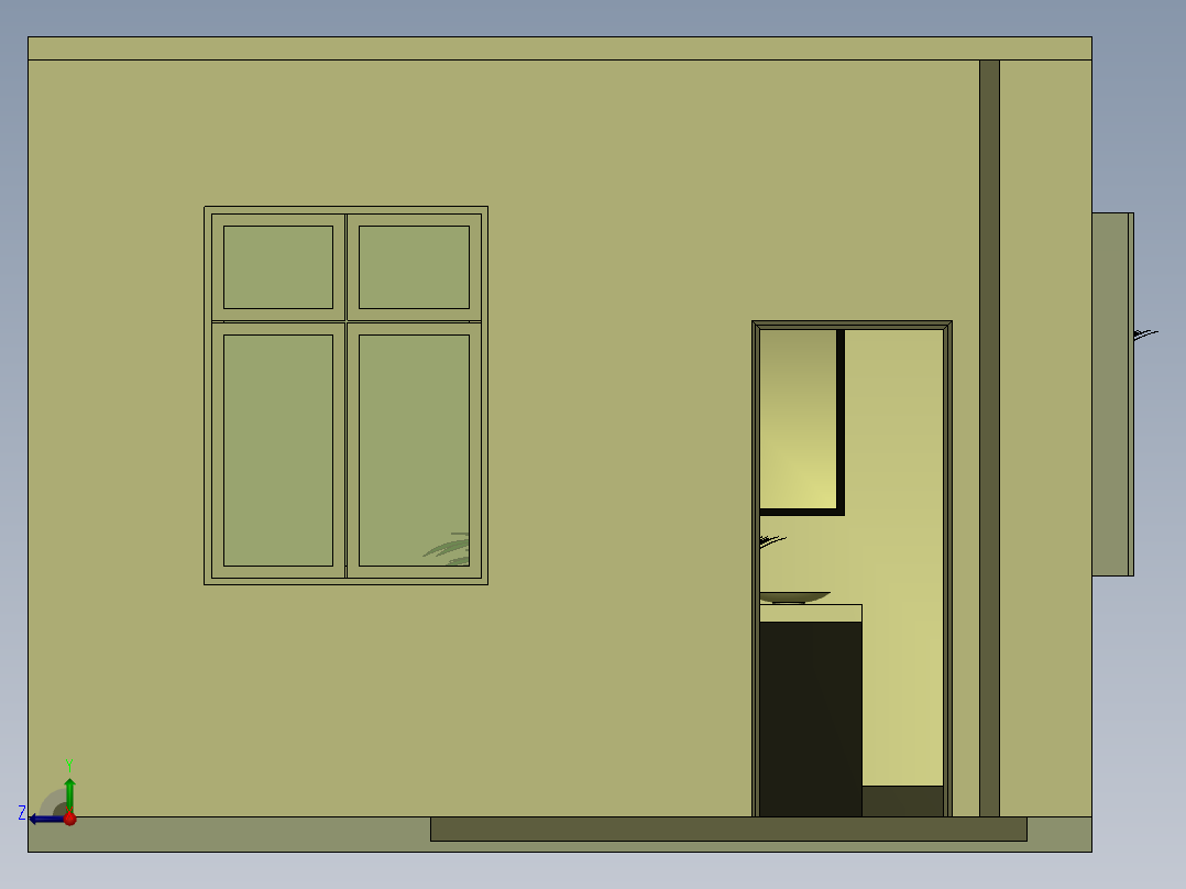 屋岛酒吧右视图