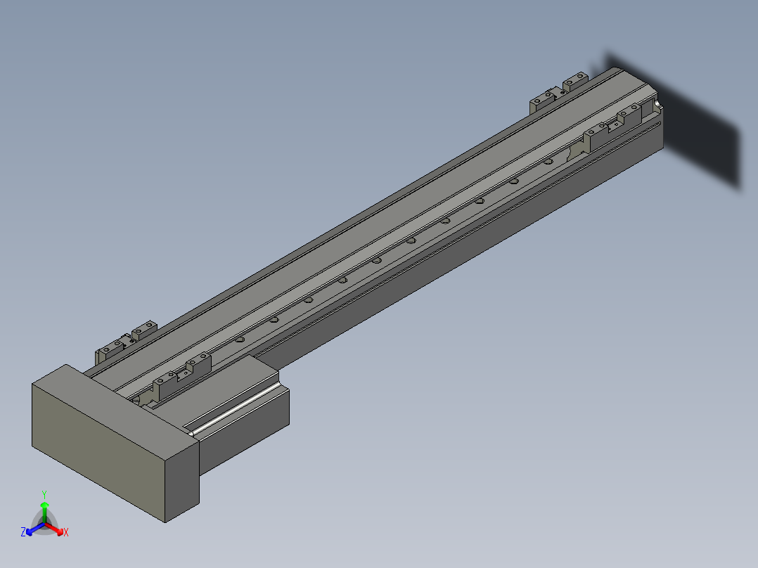 直线模组LHA6-S500-L-200W(16丝杆)设计图纸