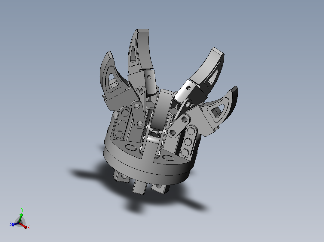 五爪<span style='color: red'>机械手</span>