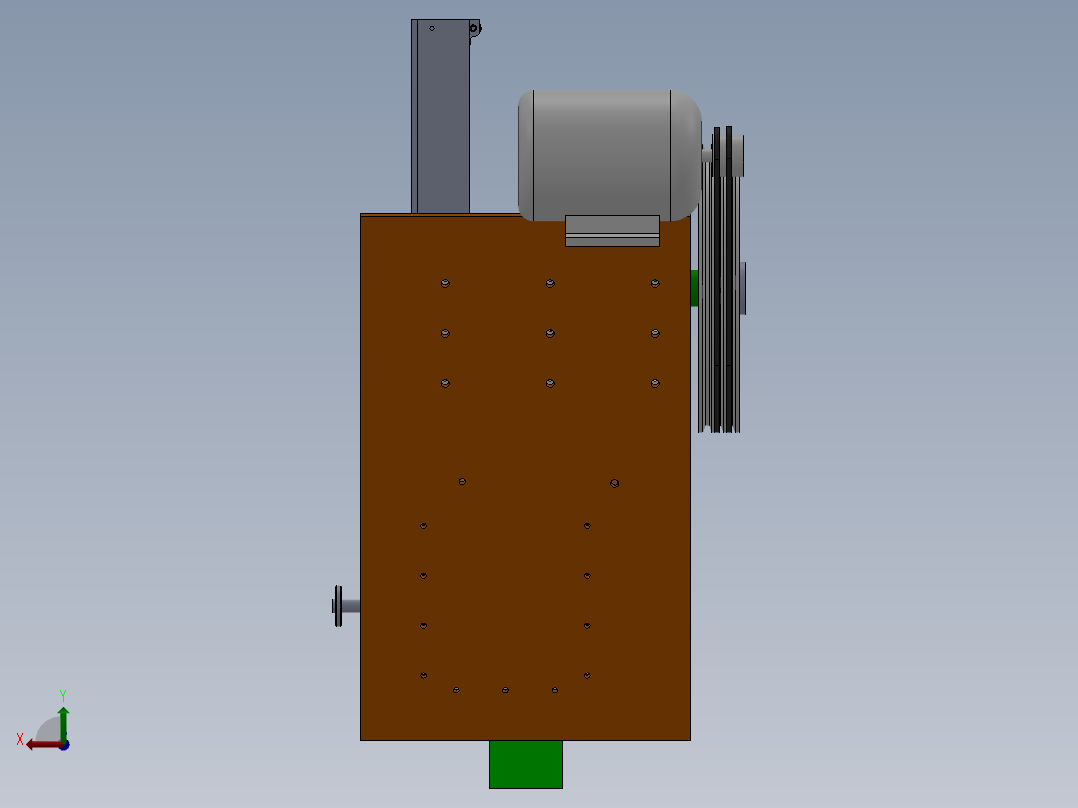 平板搓丝机（搓花机）sw10可编辑后视图