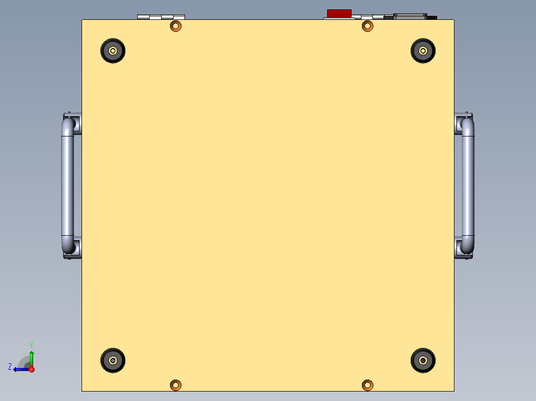 PCB电路板简易手动测试治具右视图