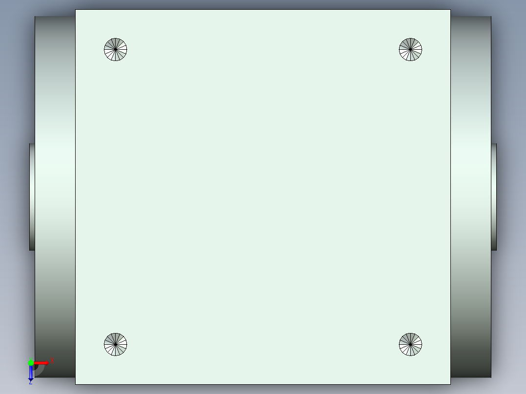 换向器PW140双孔 PGH115-L2 22-110-145-M8.stp俯视图