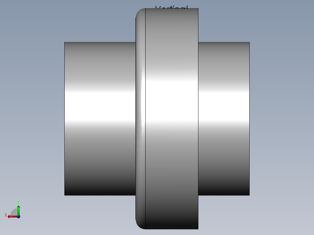 PVC管件-2in_Union右视图