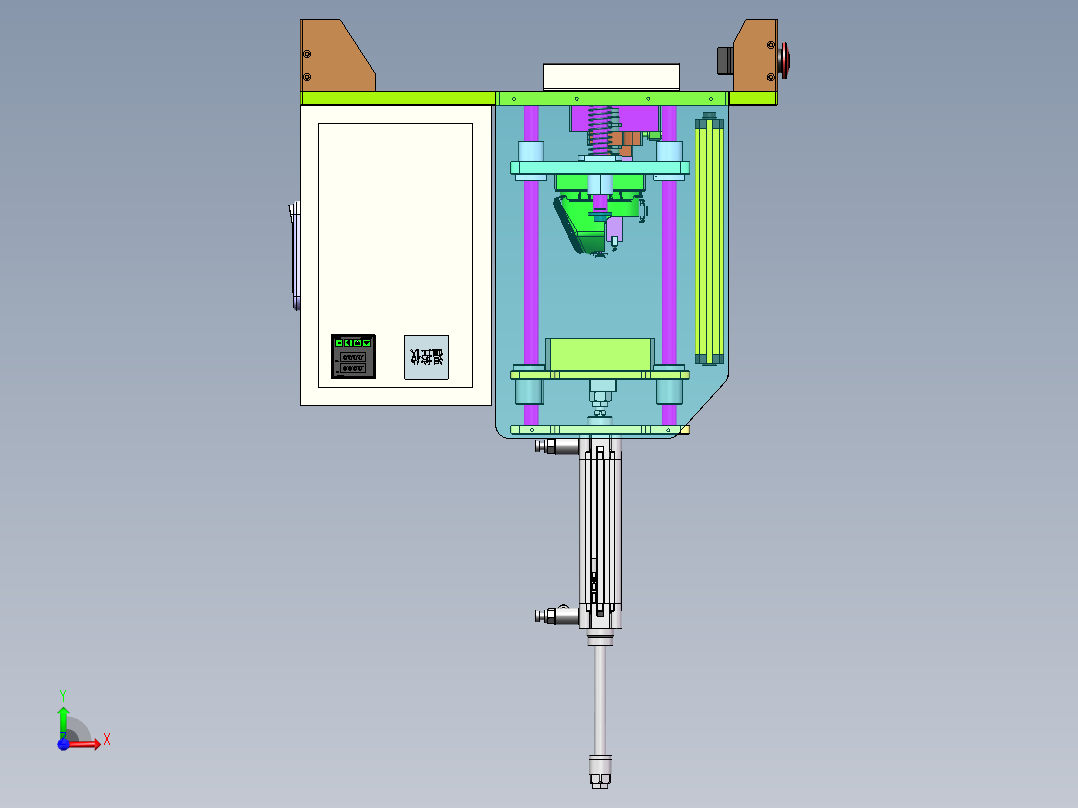 热熔钉组装设备前视图