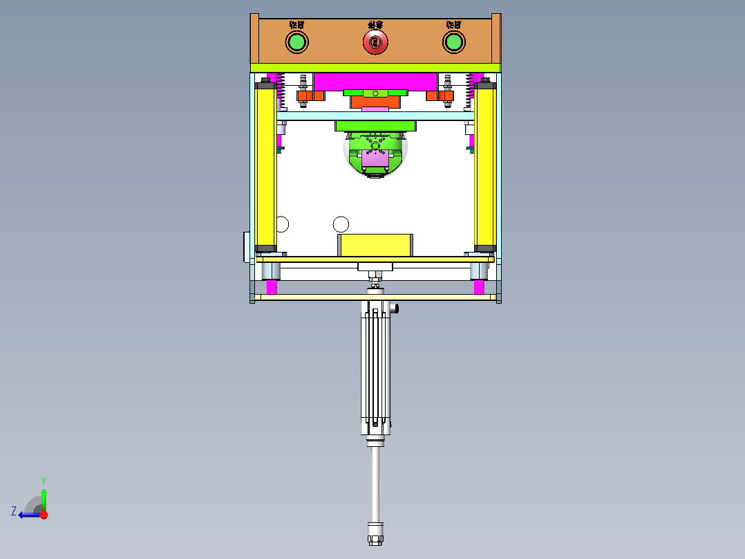 热熔钉组装设备右视图
