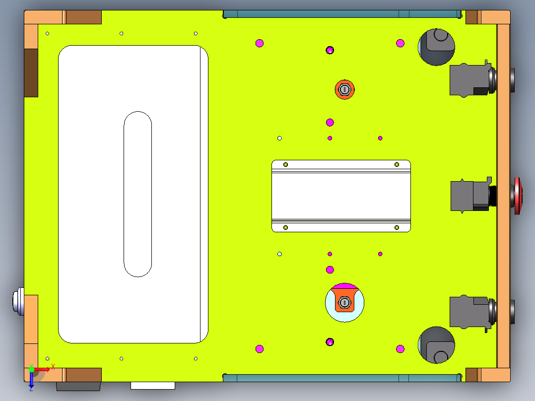 热熔钉组装设备俯视图