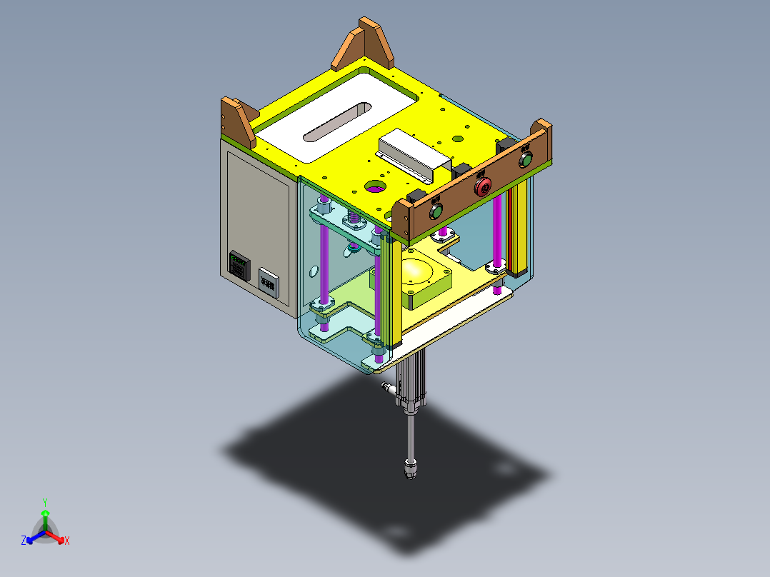 热熔钉组装设备正等轴测图