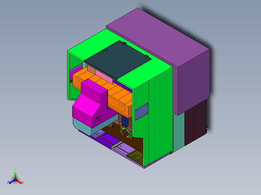 塑胶外壳打孔高光精加工精雕机