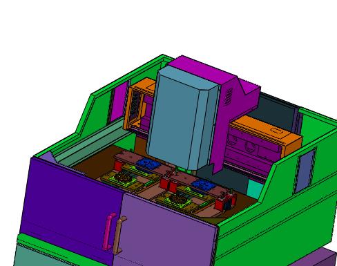 塑胶外壳打孔高光精加工精雕机