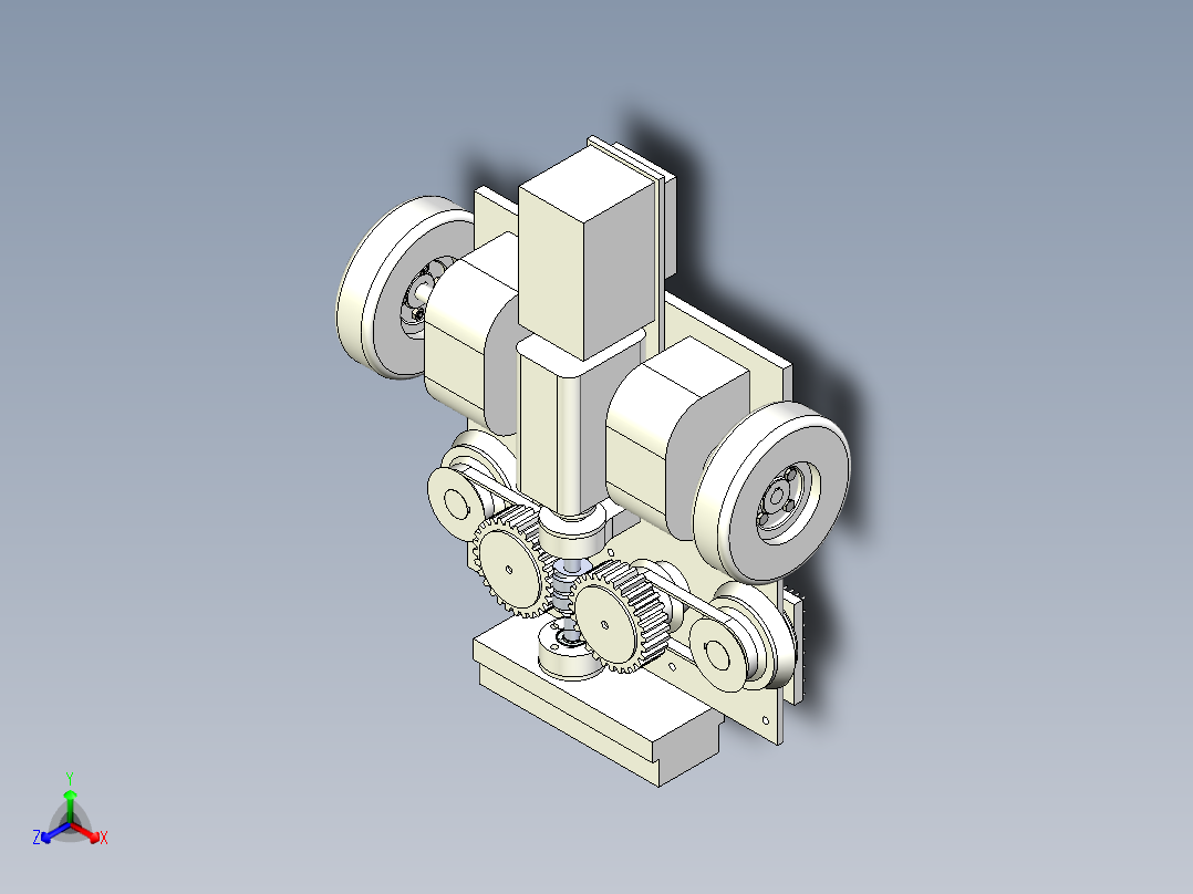 清扫机器人三维模型