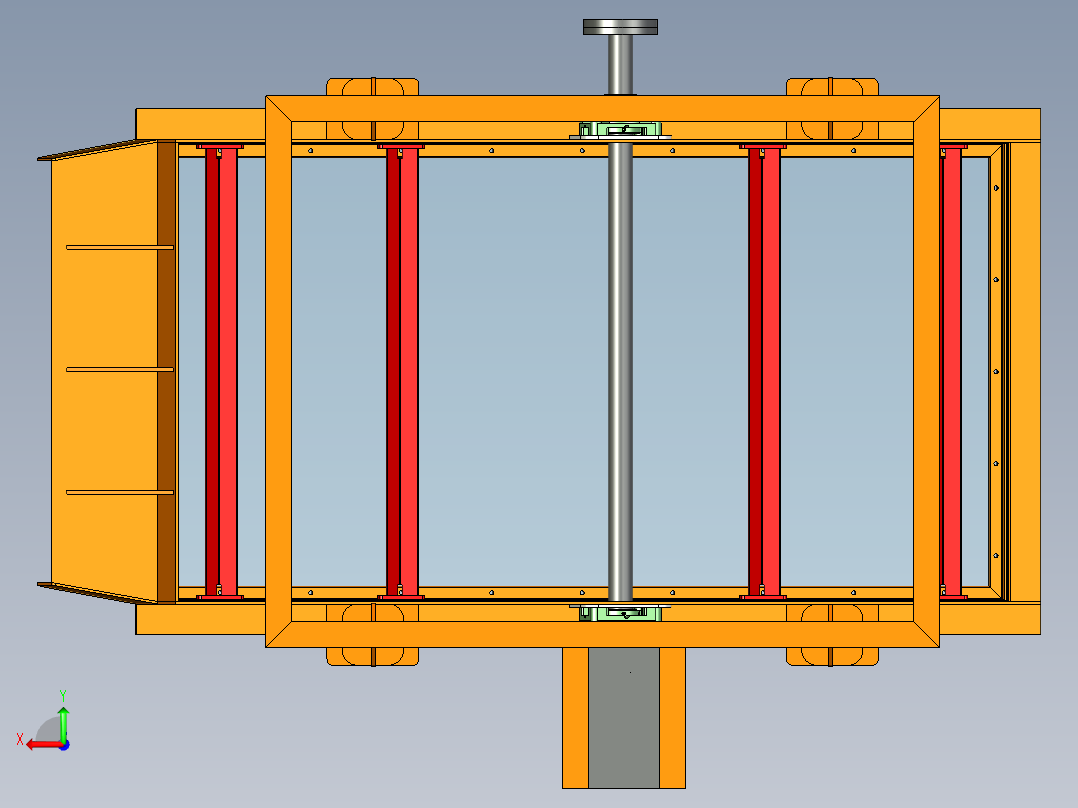 小型振动盘后视图