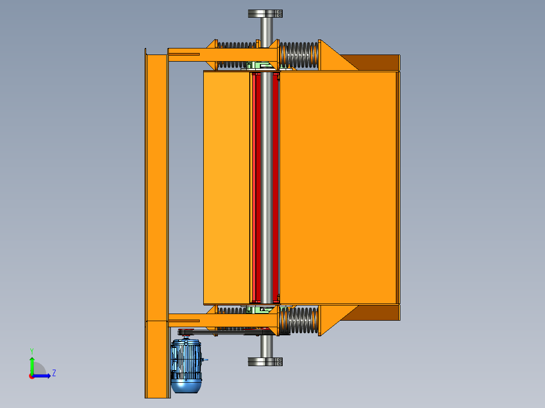 小型振动盘左视图