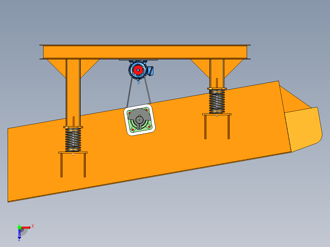 小型振动盘俯视图