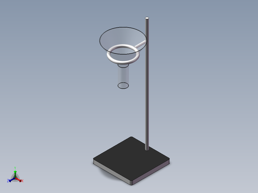 堆积角正等轴测图