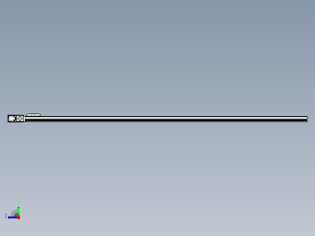 同步带全封闭直线模组TPA-HCB-105D-90-L2450-ML-Y-P20-N3右视图