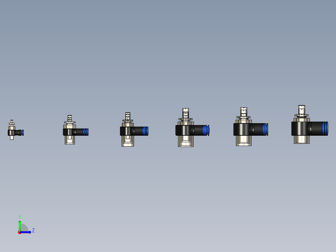 CONTROLE DE FLUXO 90° BANJO.IGS左视图