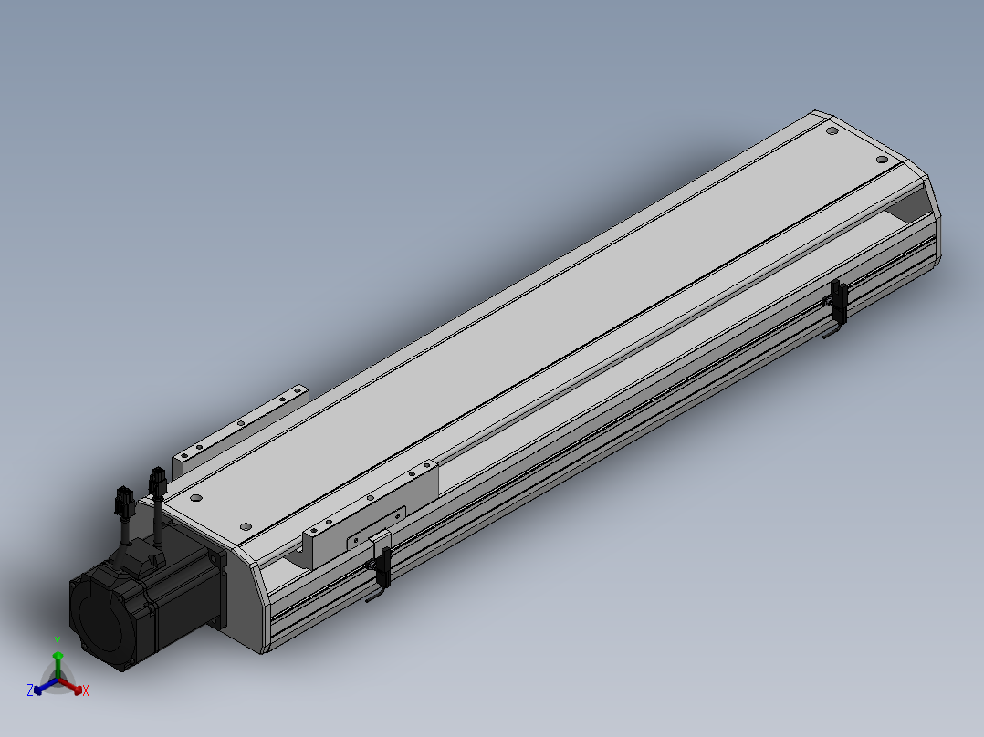 精密模组MY170-T10-550L-BC-P75B-C4-C正等轴测图