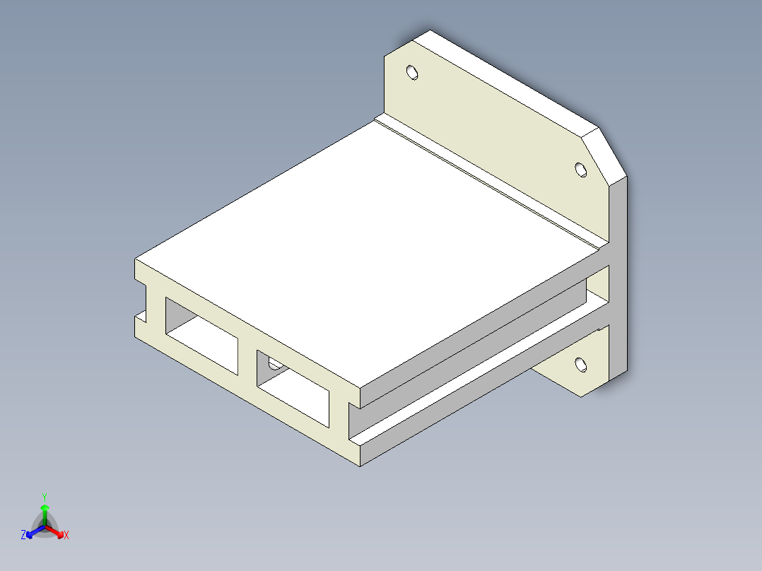 雙面基座1910-3D多系列多零件图纸模型