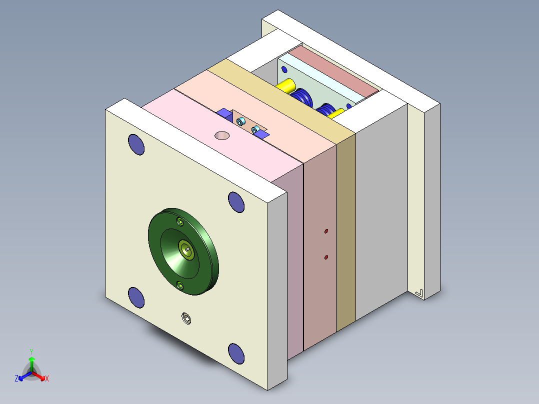 耳机整套外壳模具设计UG三维=844275=100