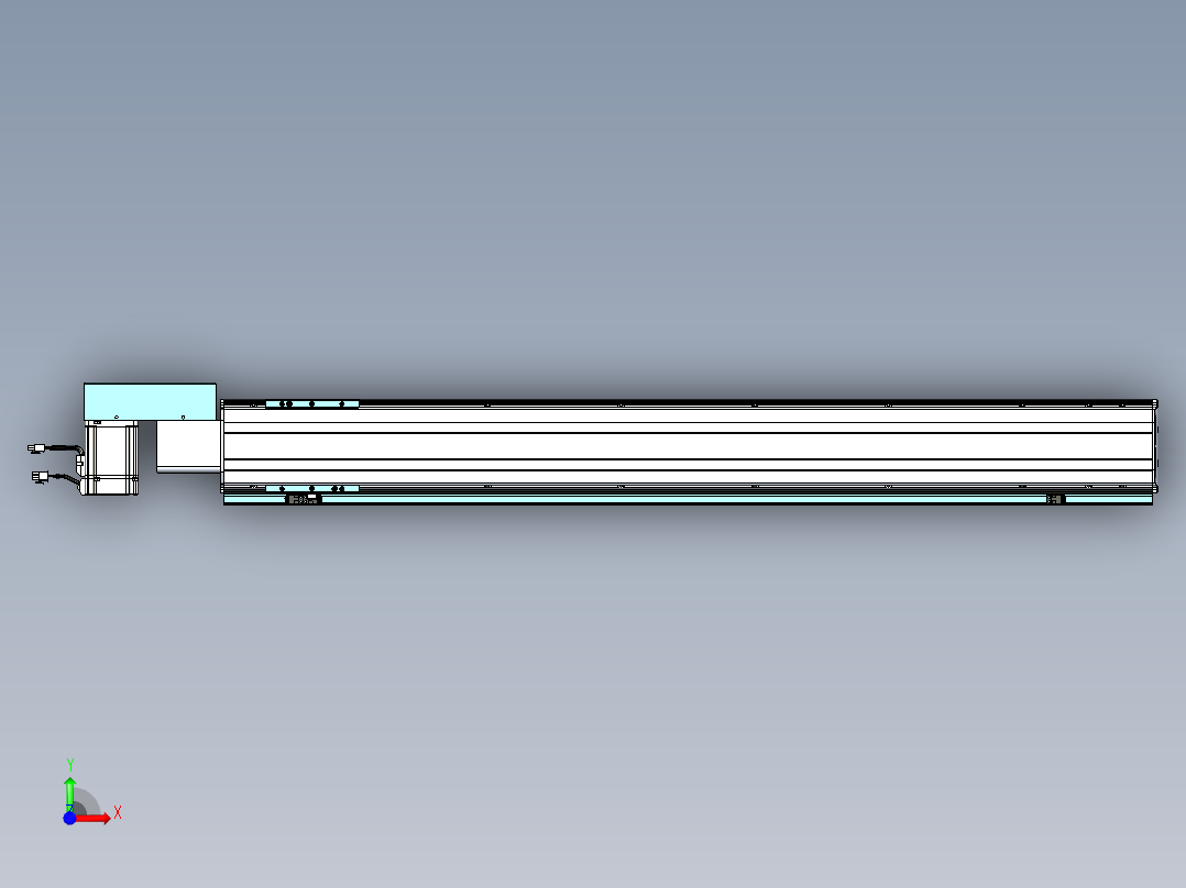 威洛博VBF同步带传动一般环境VBF14-L45-S1100-BR-ZP75-C3前视图