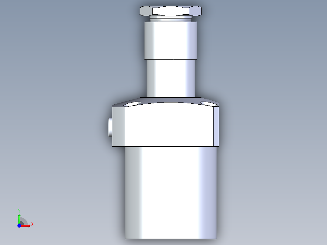KOSMEKLHA1050-CL-Q25多系列多零件图纸模型前视图
