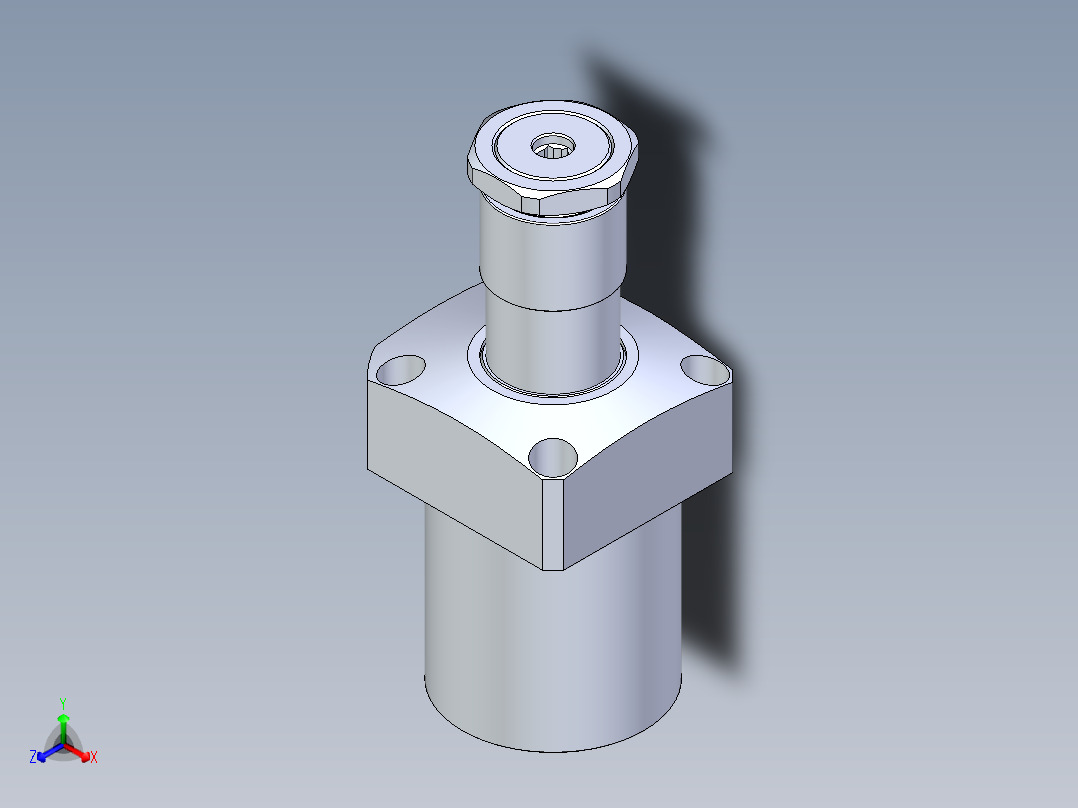 KOSMEKLHA1050-CL-Q25多系列多零件图纸模型正等轴测图