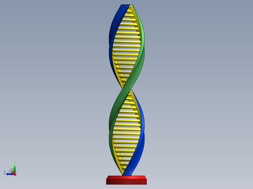 DNA基因染色体15右视图