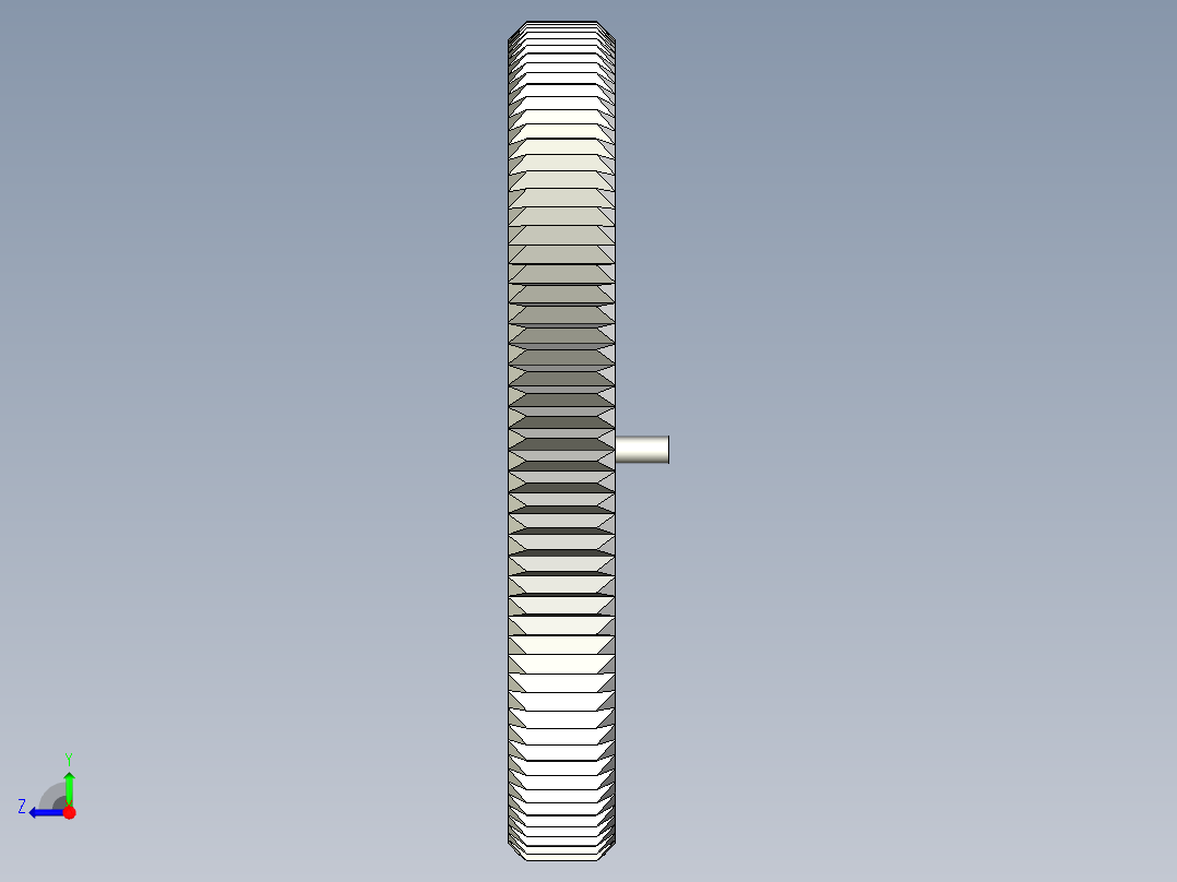 專用扳手2212-3D多系列多零件图纸模型右视图