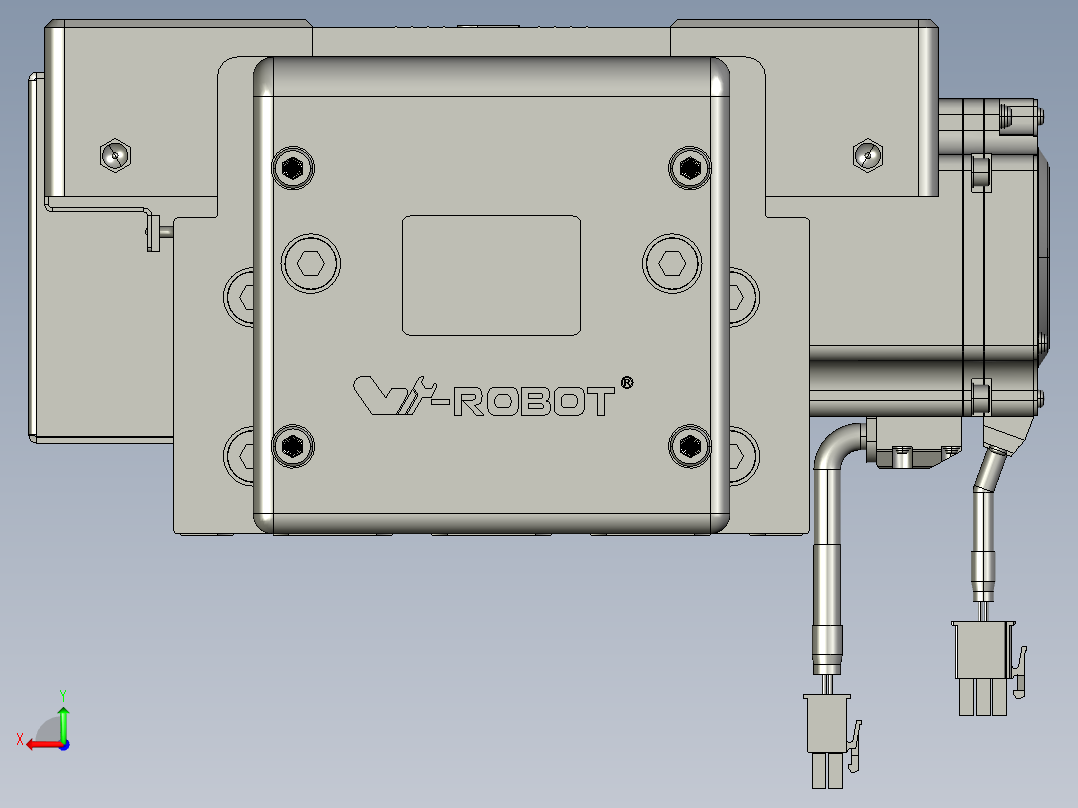 威洛博直线电机模组EB16-L208-S1350-BL-ZP75-MS3-5K后视图