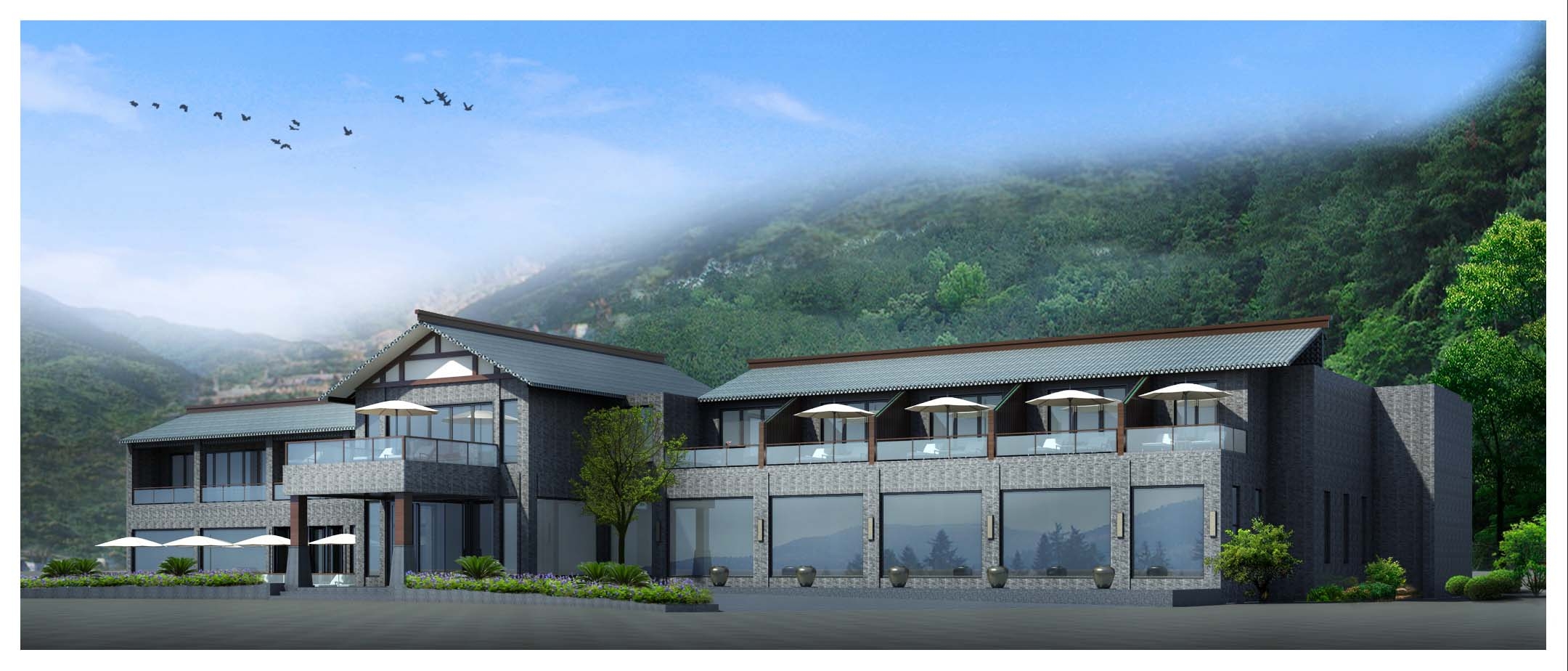 c289新中式茶楼茶馆会所禅意中式棋牌室麻将馆休闲馆CAD施工图纸