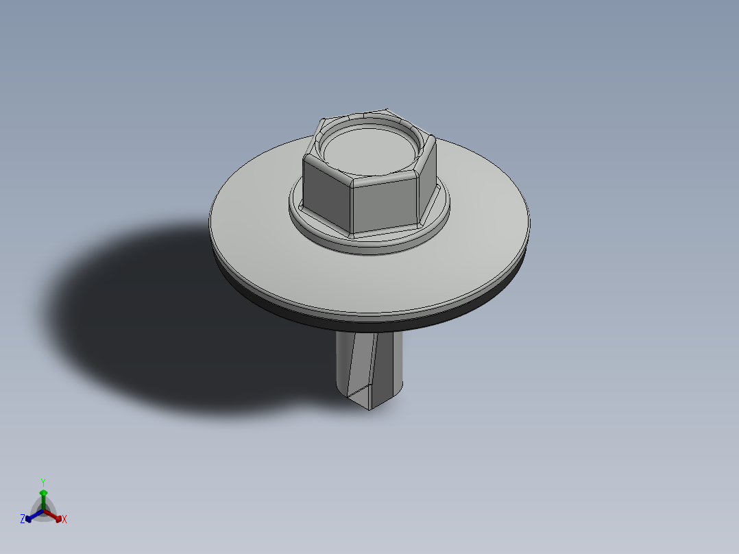 紧固件-Drill-Tip Screw-02正等轴测图