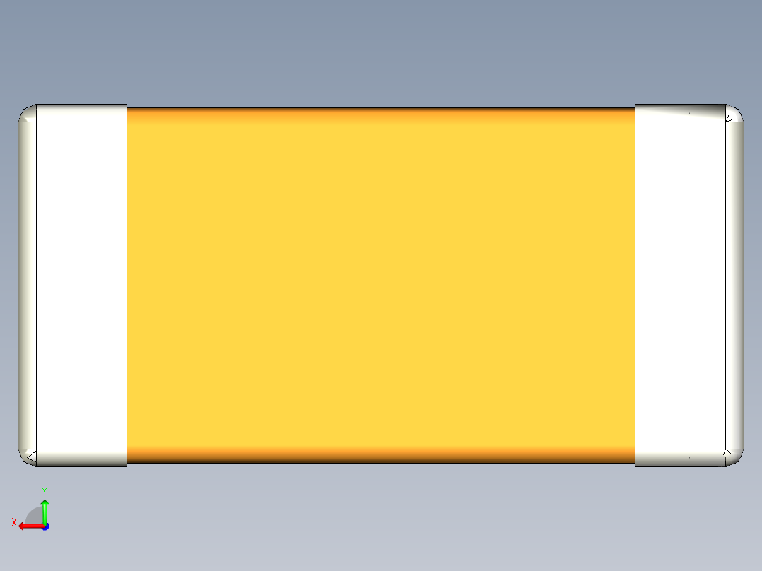 元器件3D封装C0402_05522后视图