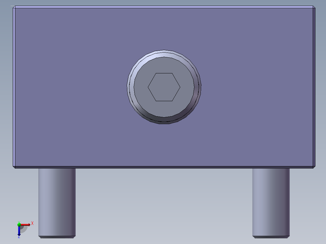 力士乐液压阀-LFA_16_DB2-7X单向阀盖板俯视图