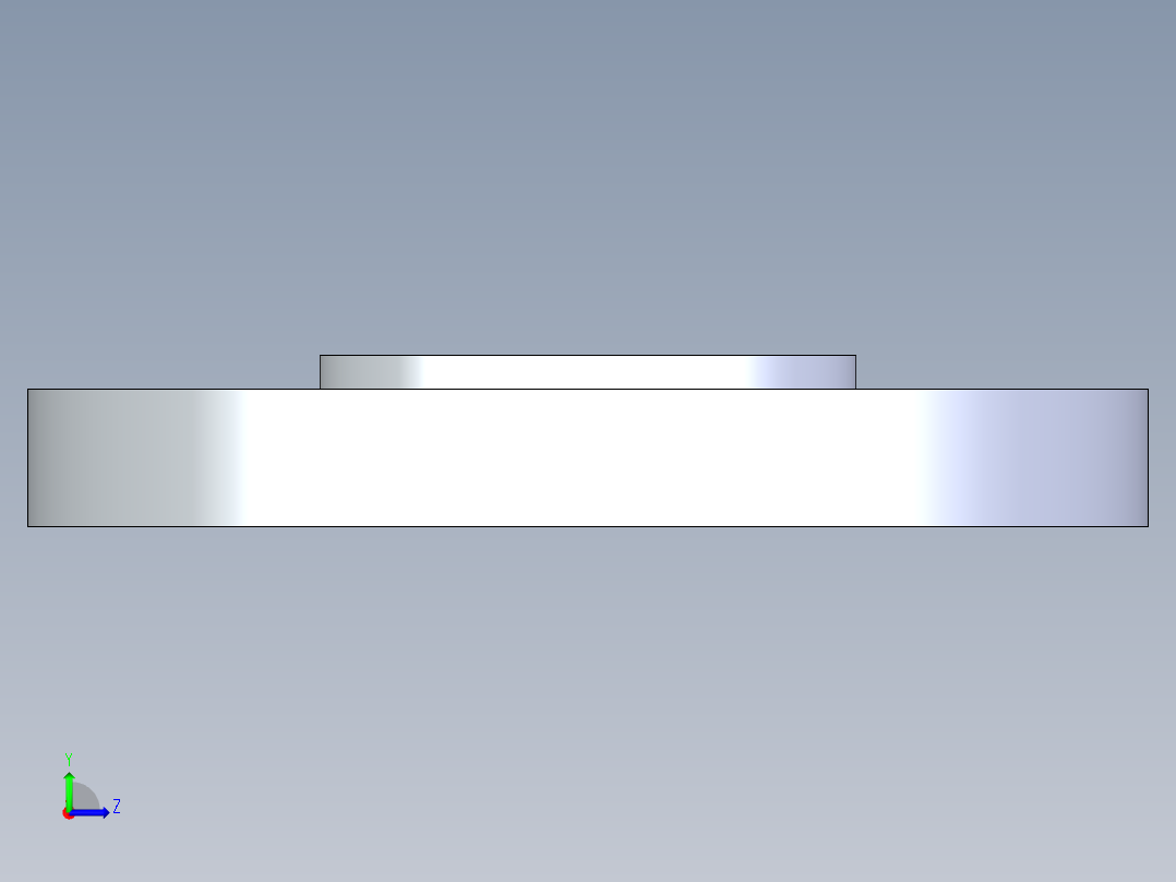 CPVC管件25-Sch80_Blind Flange_9853-020_2in左视图