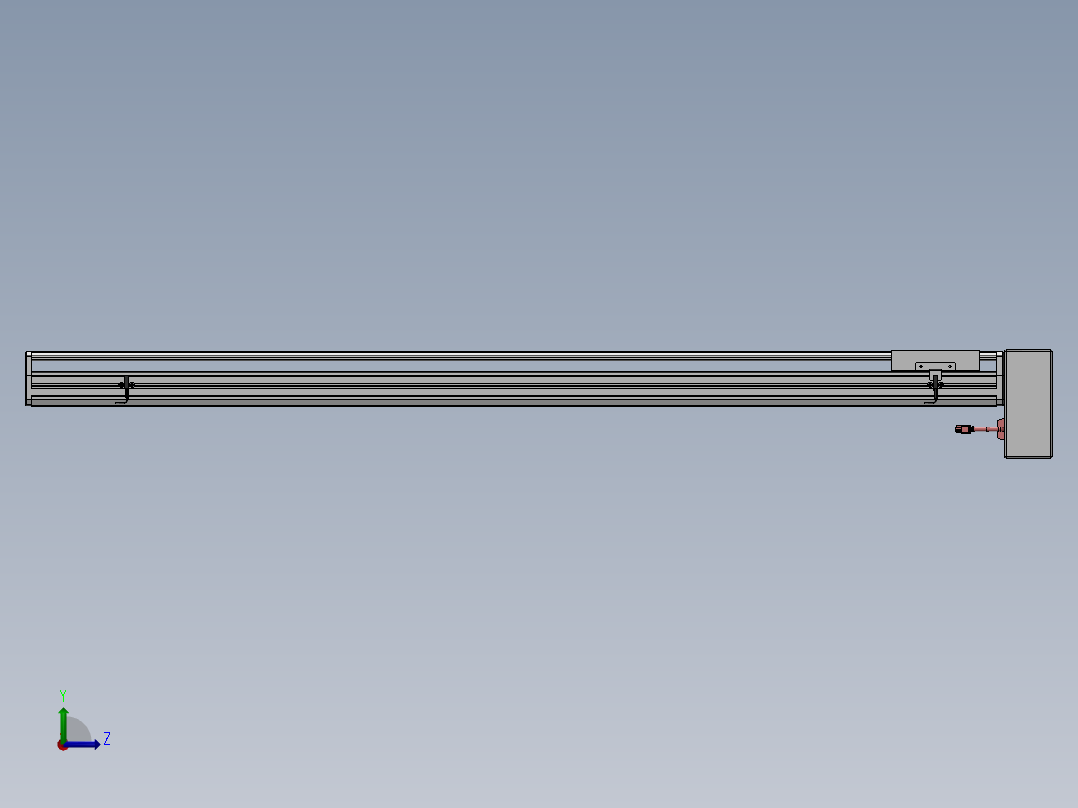 精密模组MT170-L125-1400-LD-M75-C4左视图