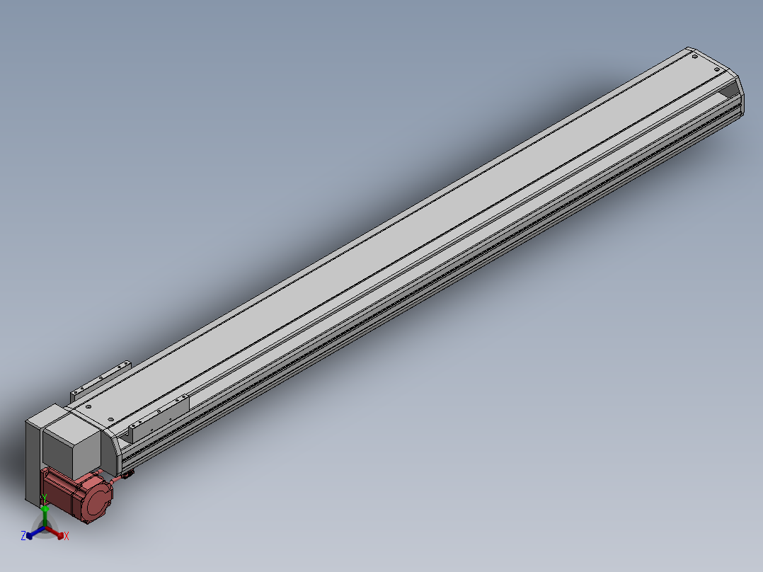 精密模组MT170-L125-1400-LD-M75-C4正等轴测图