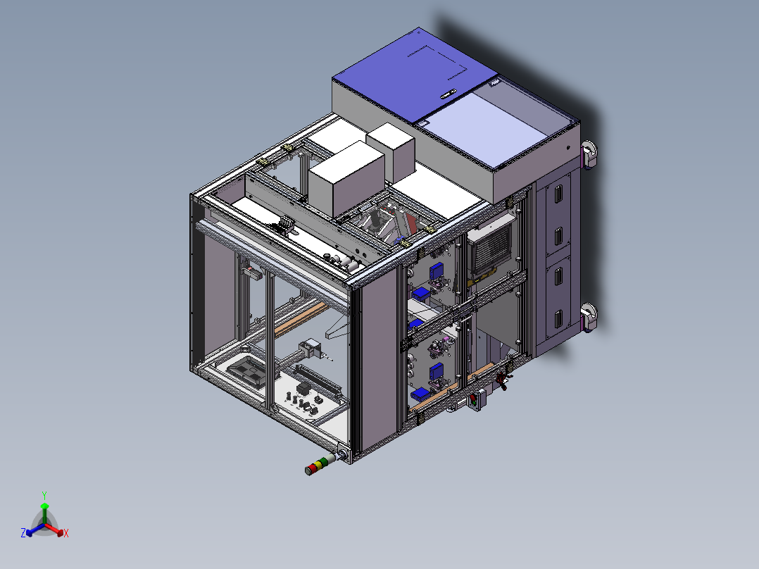 拧紧机正等轴测图