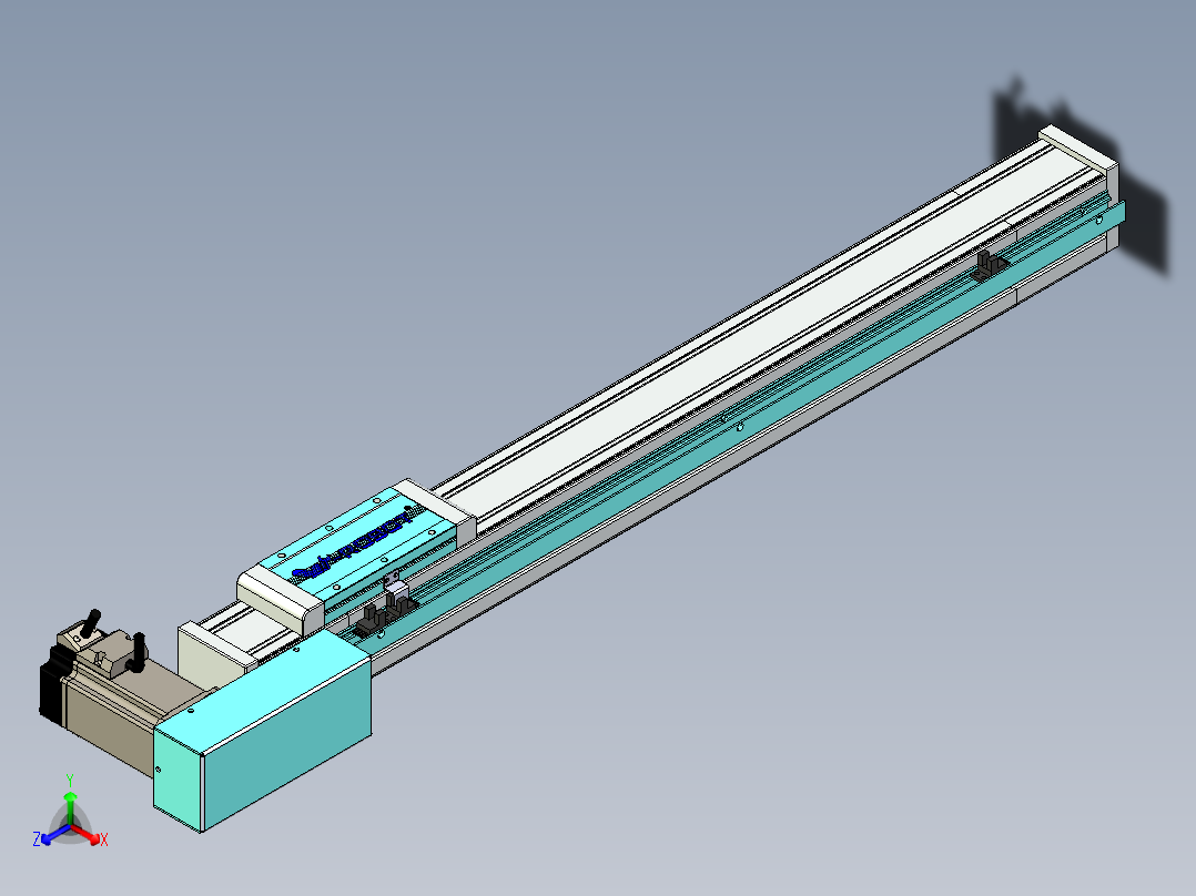 欧规系列-LB6A-L65-S550-BL-ZP40-C3正等轴测图