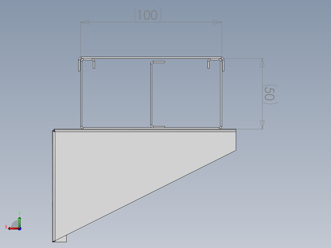 桥、桥架(5)后视图