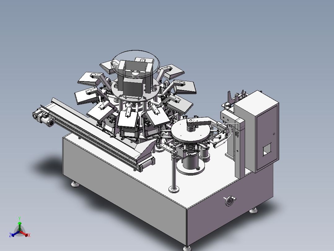 双转盘真空给袋包装机sw18可编辑