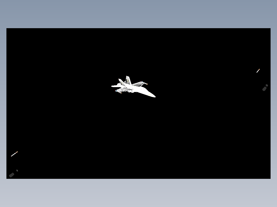 F-18<span style='color: red'>战机</span>图纸