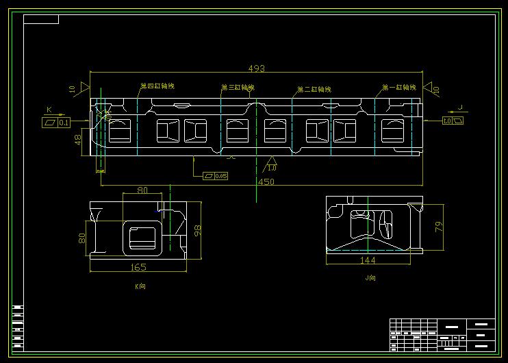 1034 492Q型气缸盖双端面铣削组合铣床总体设计