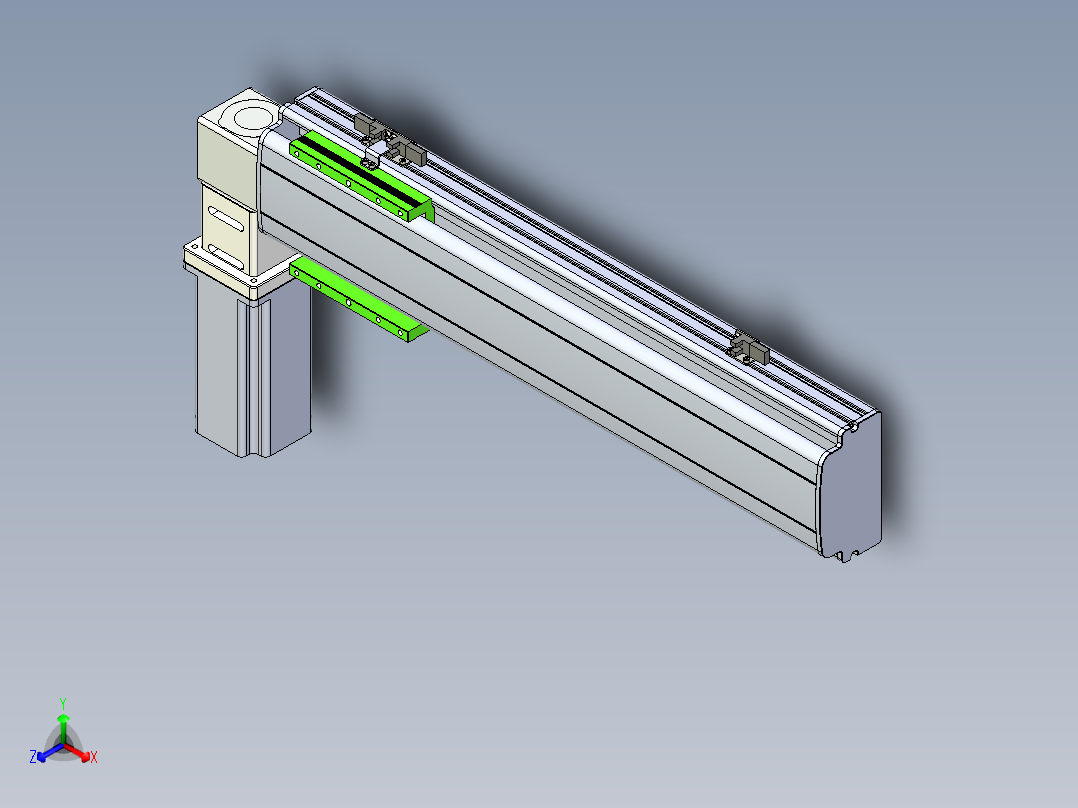 同步带滑台-半封闭B13-L90-S400-L-Z86-D3
