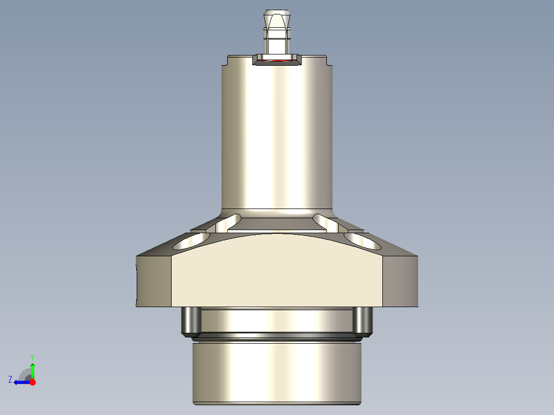 KOSMEKSFA1000-M2A-060-H50多系列多零件图纸模型多系列多零件图纸模型右视图