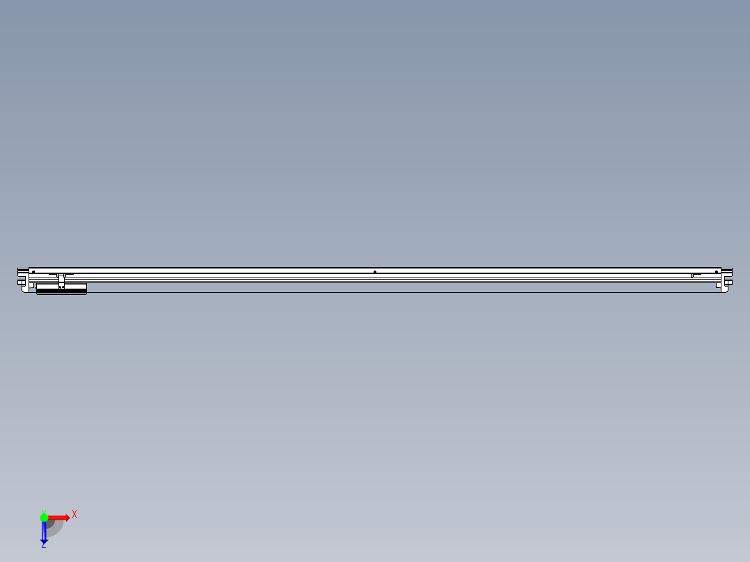威洛博VL系列直线电机模组-VL14S2-S2000俯视图