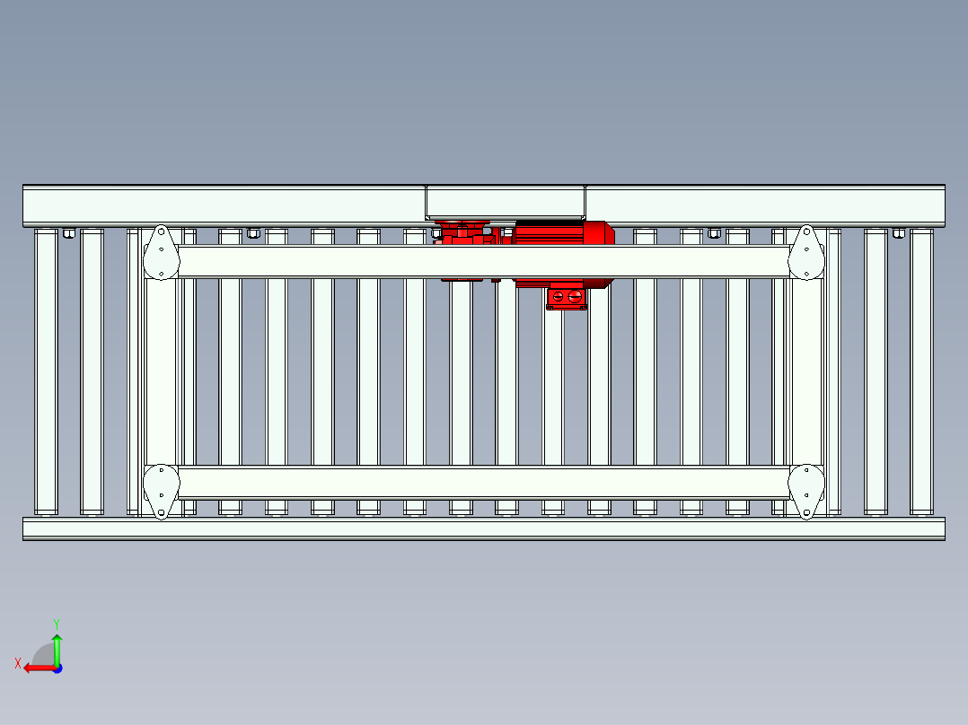 方滚子CNV输送机square-roller-cnv-stp后视图